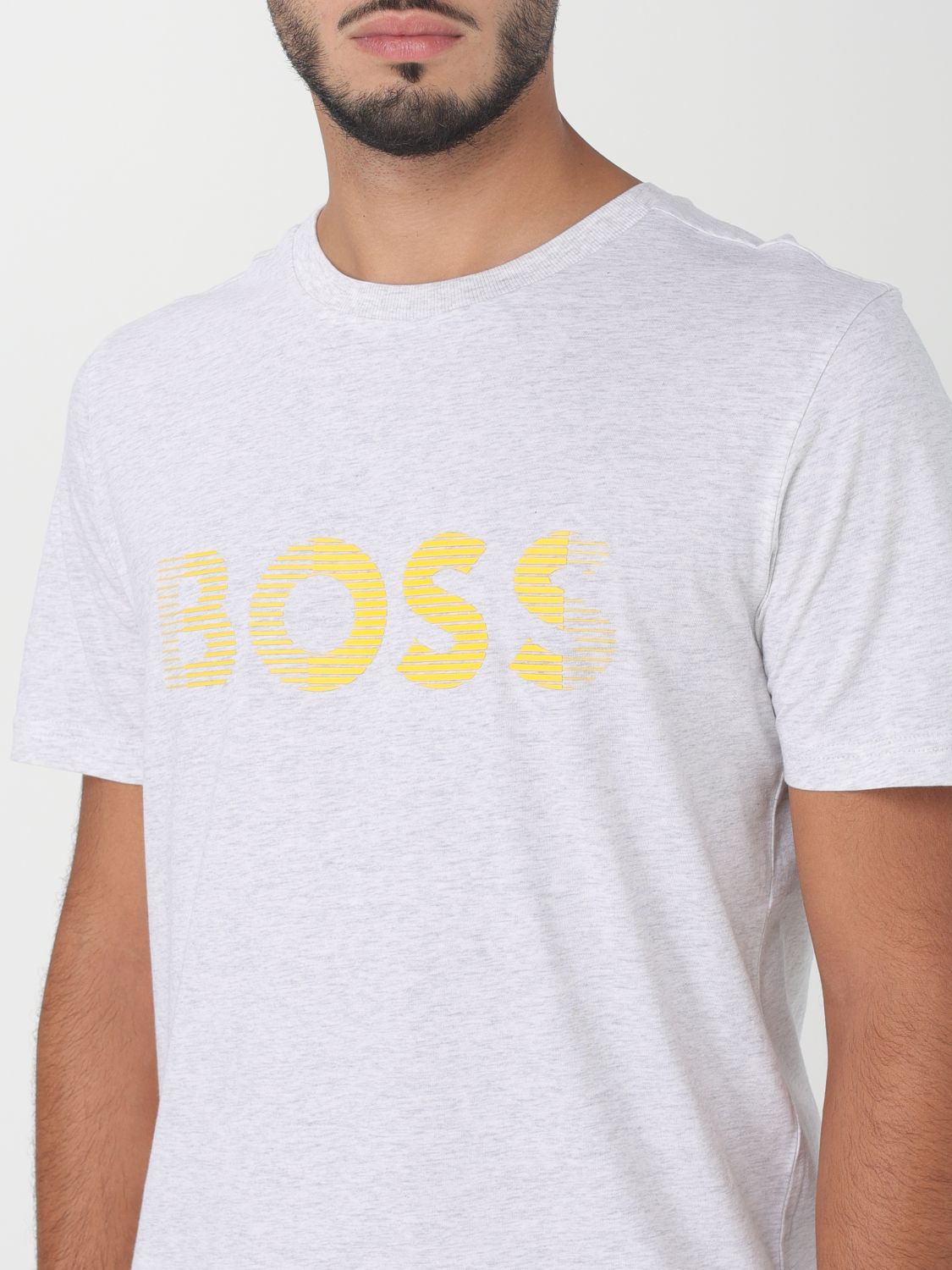 Boss T Shirt Men Yellow