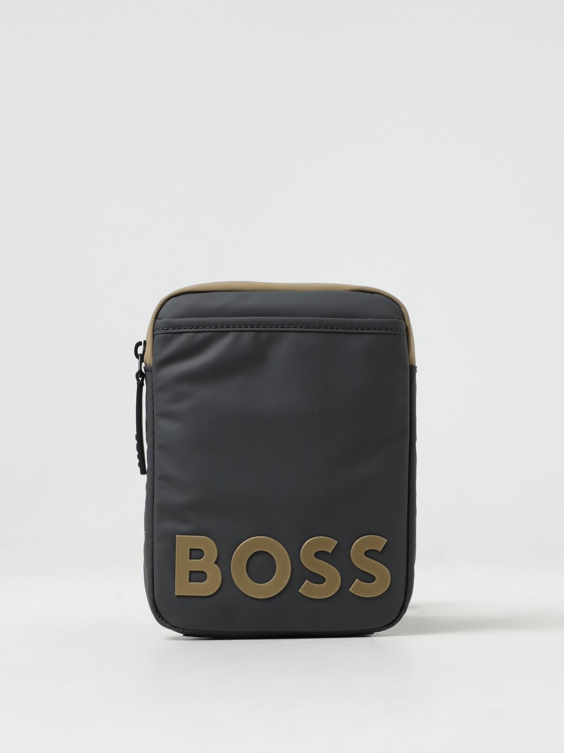 Boss Travel Bag Men Grey