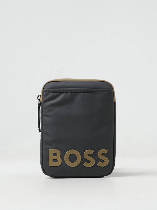 Boss Travel Bag Men Grey