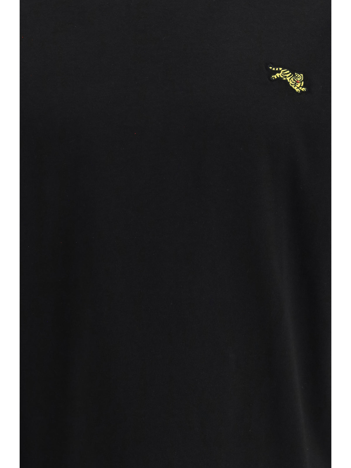 Kenzo Kenzo Jumping Tiger embroidered cotton T-shirt - Black