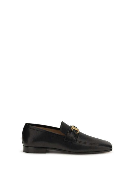 VALENTINO GARAVANI Goat Vlogo Loafers