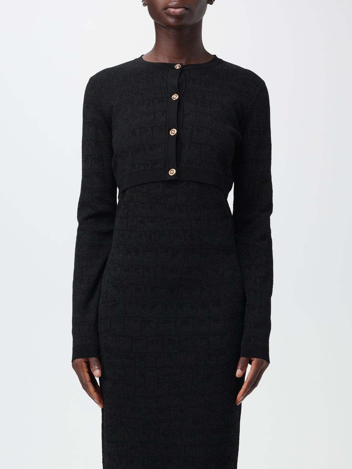 Versace Cardigan Woman Black