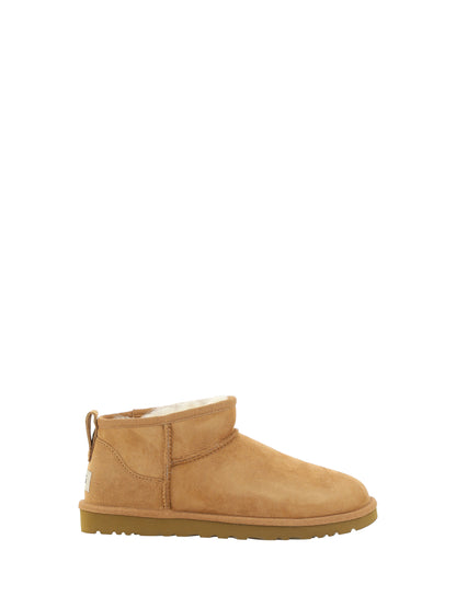 Ugg Classic Ultra Mini suede Boots - Chestnut