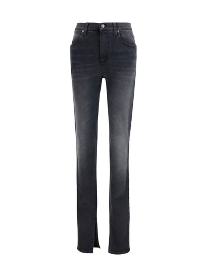 Gucci Skinny washed cotton denim Jeans - Black