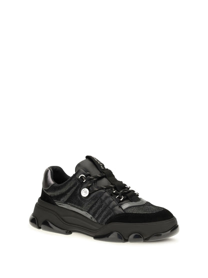 Pinko Athena suede Sneakers - Black