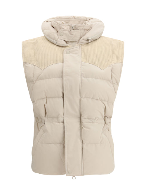 Isabel Marant Étoile Olfa padded Gilet - Ecru