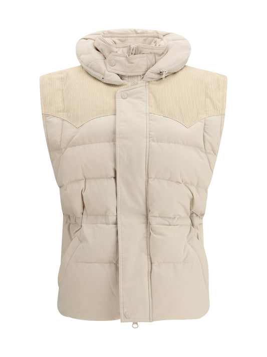 Isabel Marant Étoile Olfa padded Gilet - Ecru