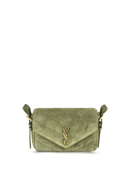 Saint Laurent Small LouLou matelassé suede Shoulder Bag