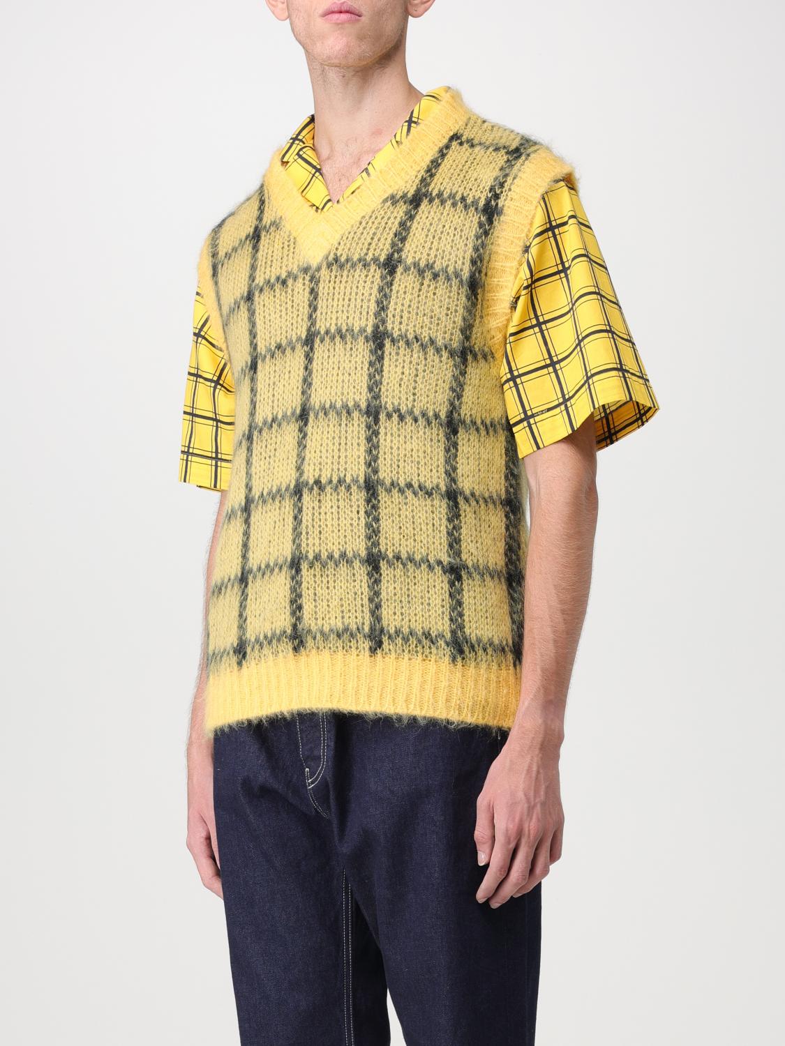 Marni Suit Vest Men Yellow