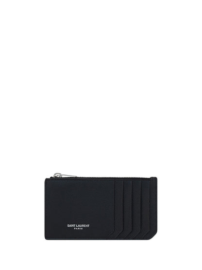 SAINT LAURENT Leather Cardholder