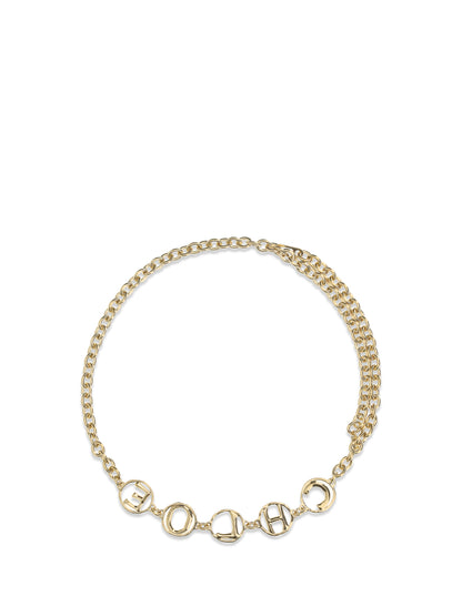 Chloé Script Jewel Belt - Vintage Gold
