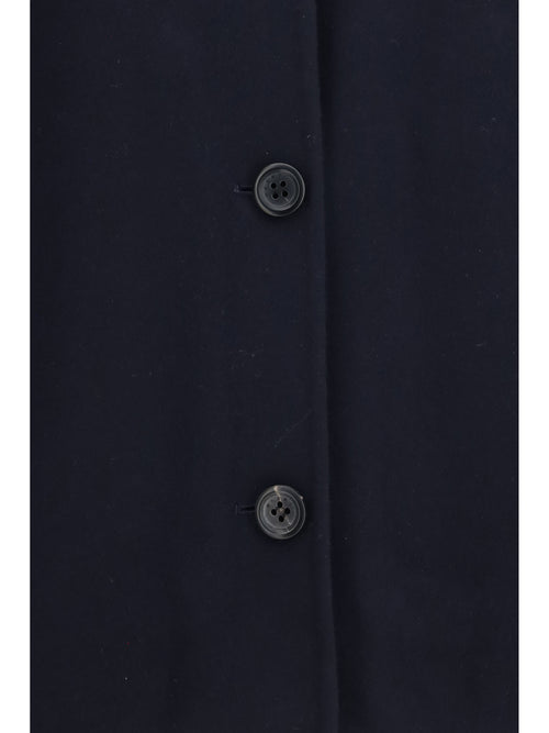 Marni Wool Jacket with logo embroidery - Ultramarine