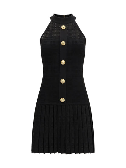 BALMAIN Pleated mini Dress