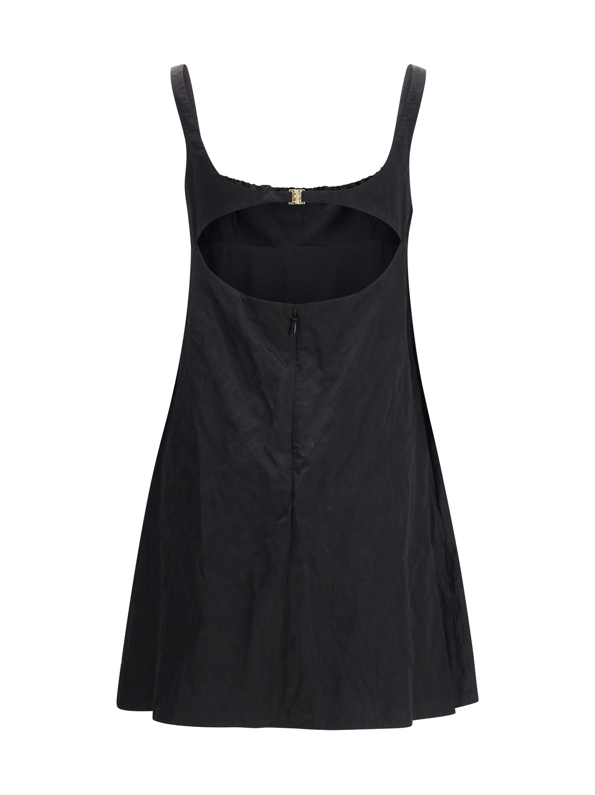 Chloé Mini Dress in washed technical satin - Black