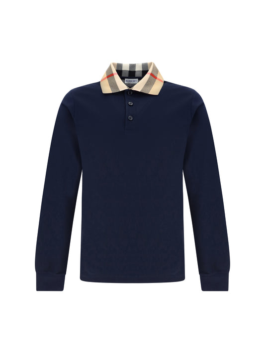 BURBERRY Cody long sleeve cotton Polo