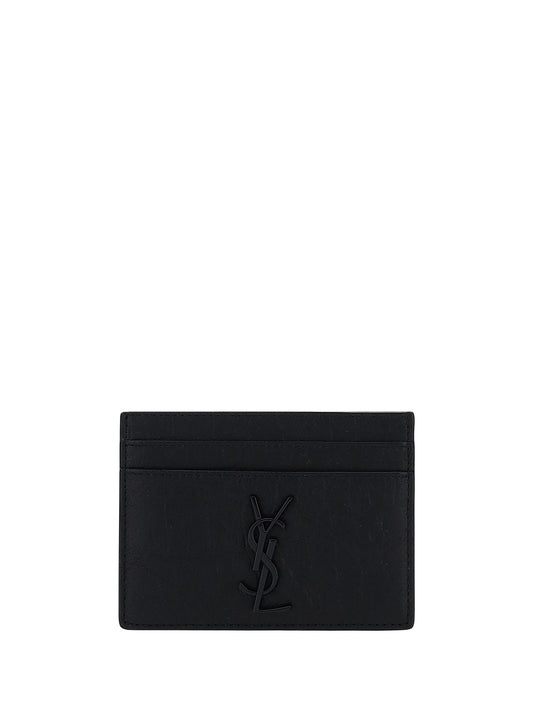 SAINT LAURENT Leather Cardholder