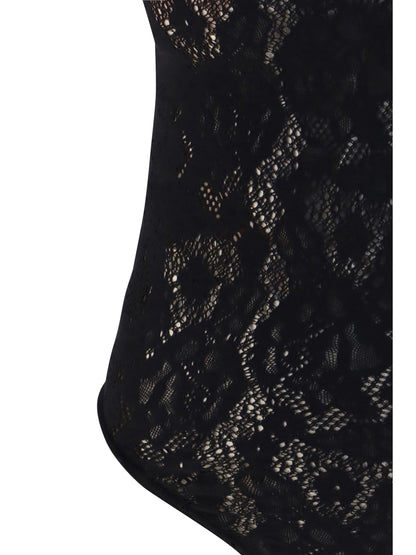 Wolford Infinite Rose Bodysuit - Black