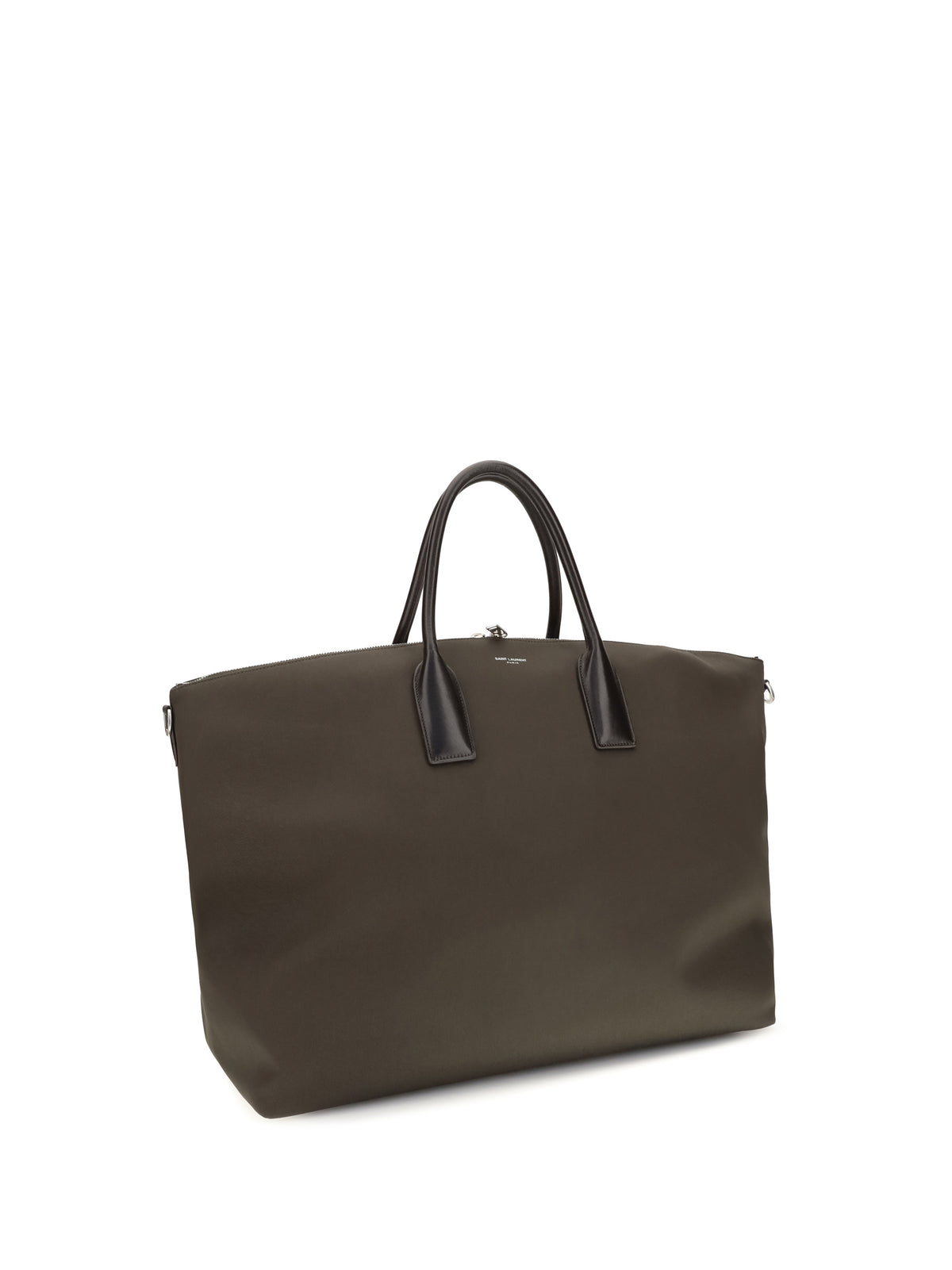 Saint Laurent Oversized Bowling Travel Bag - Deep Leaf/Choco No