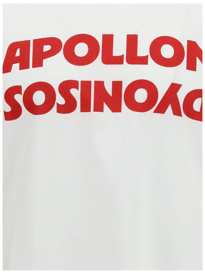VALENTINO Cotton T-shirt with Apollo Dyonisos graphic print