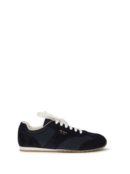 Prada Suede and fabric Sneakers - Bleu