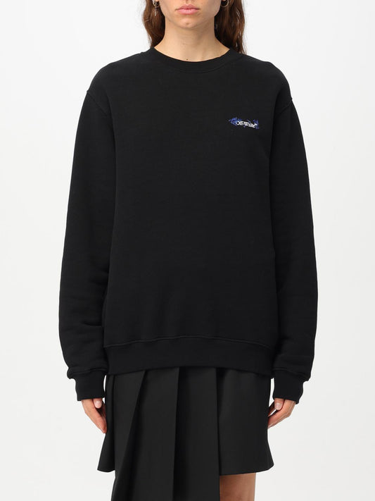 Off White Sweatshirt Woman Black