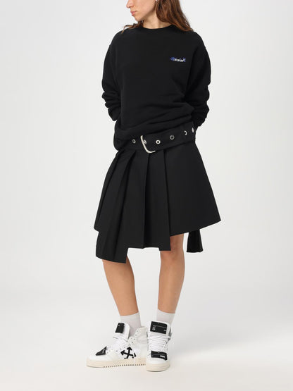 Off White Sweatshirt Woman Black