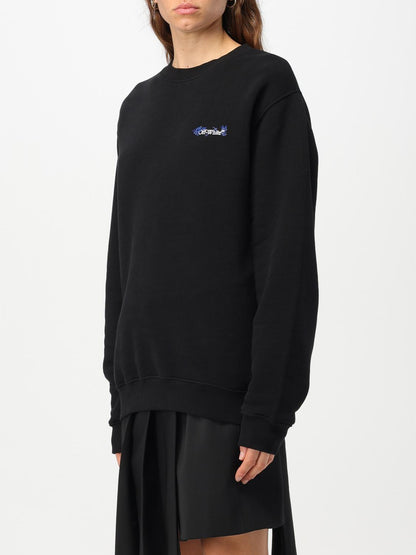 Off White Sweatshirt Woman Black
