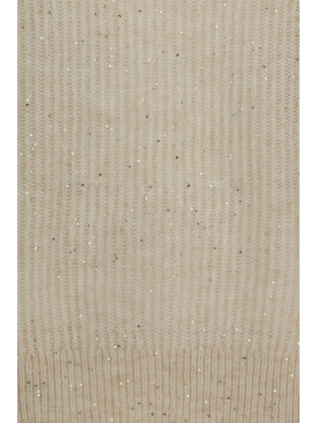 Brunello Cucinelli Mohair-blend crewneck Sweater - Ivory