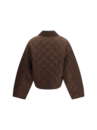 Prada Lightweight Re-Nylon cropped Blouson Jacket - Cacao