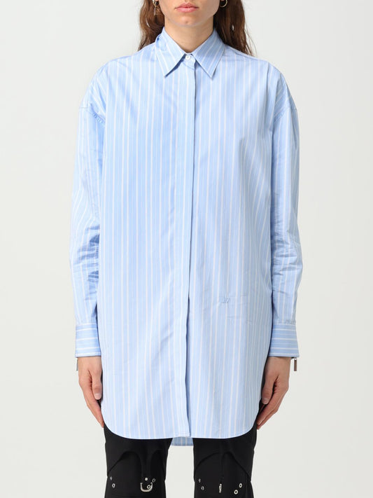 Off White Shirt Woman Striped
