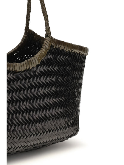 Dragon Diffusion Medium Nantucket Handbag - Black/Khaki