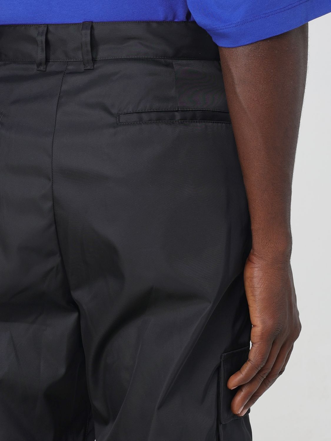 Off White Pants Men Black