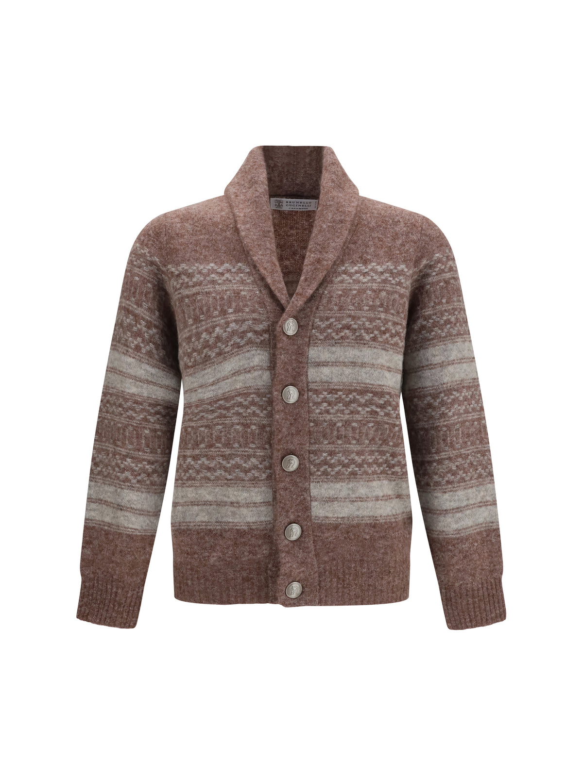 Brunello Cucinelli V-neck button Cardigan - Lava