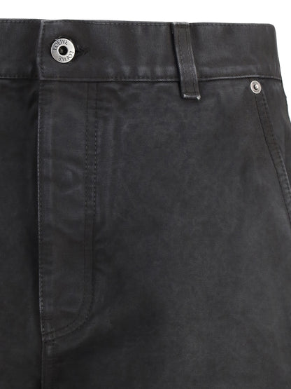 LOEWE Baggy Jeans with a decorative single belt detail