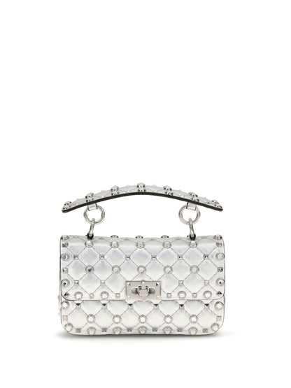 VALENTINO GARAVANI Rockstud Handbag in laminated leather