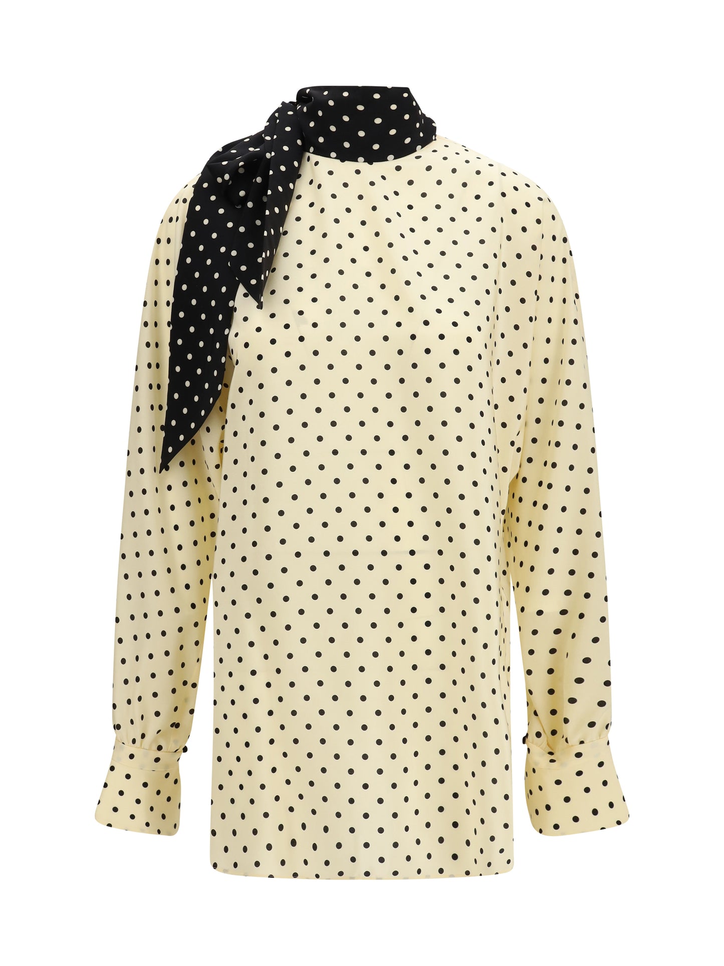 VALENTINO Polka dot Blouse with side bow