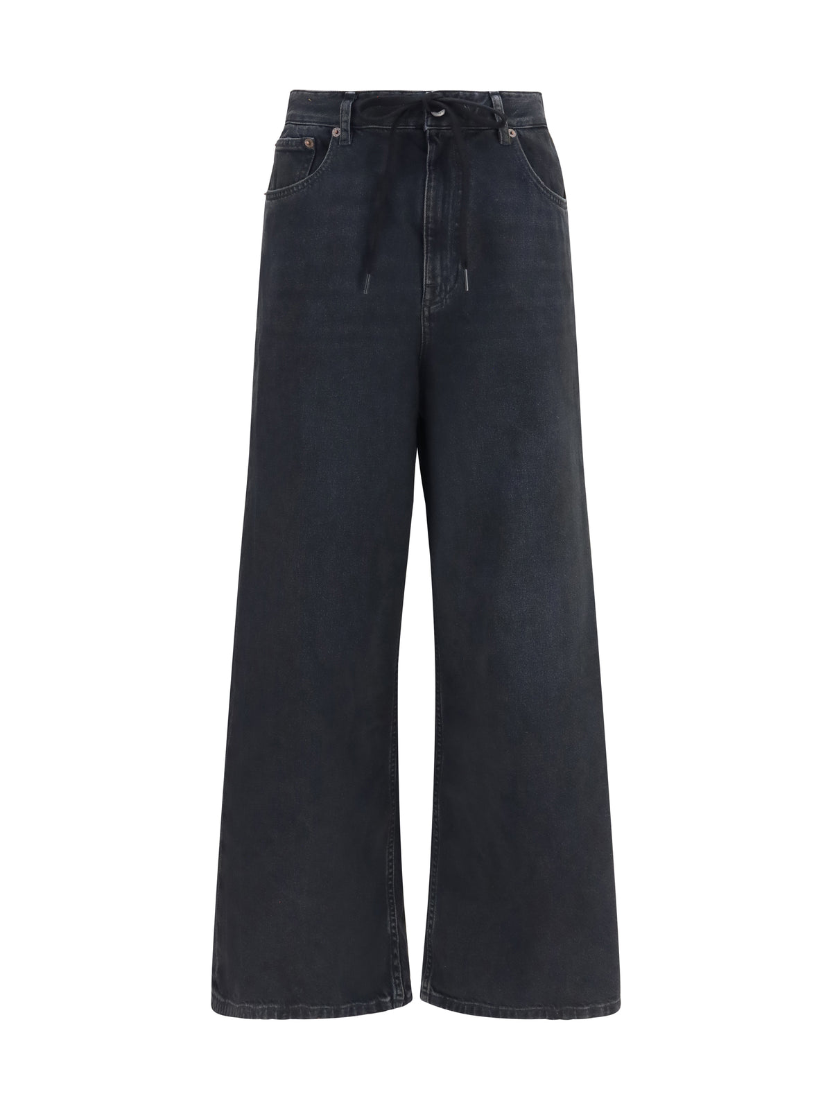 MM6 Maison Margiela Straight-leg stretch denim Jeans - Black