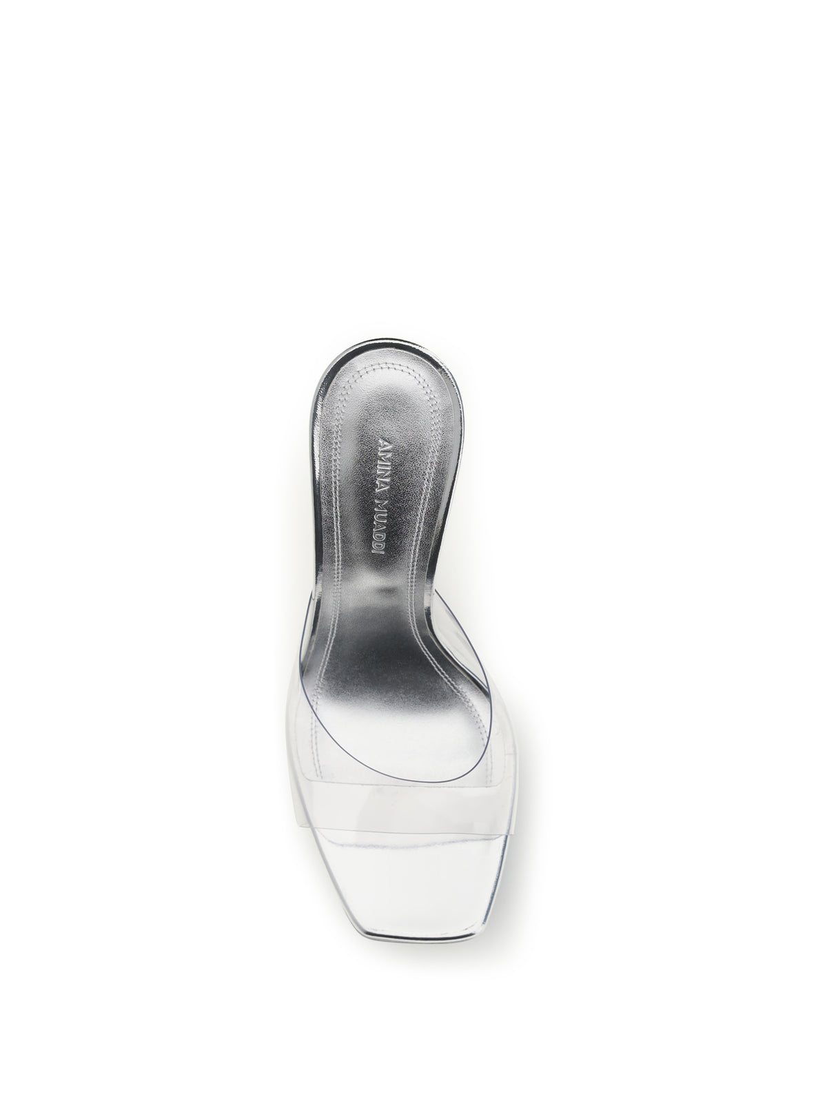 Amina Muaddi Dalida Plateau Sandals - Transparent Pvc