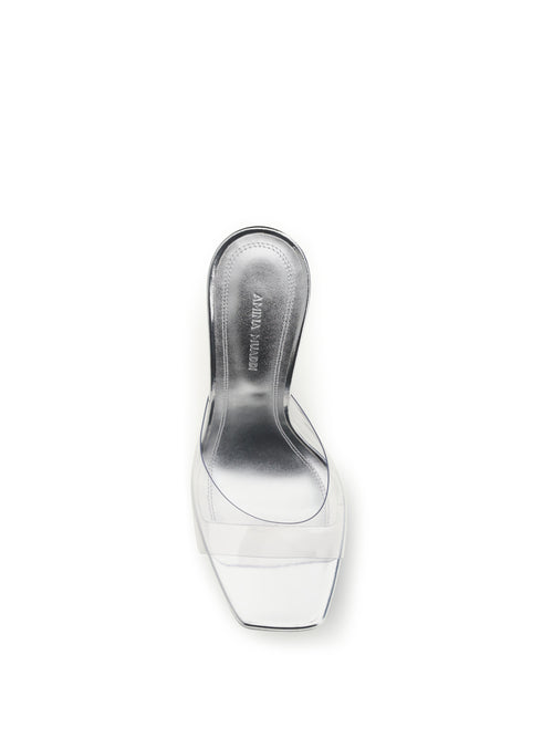 Amina Muaddi Dalida Plateau Sandals - Transparent Pvc