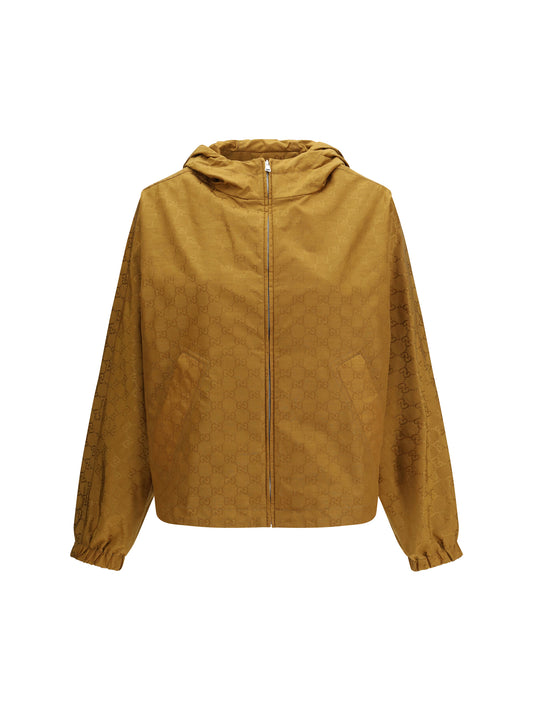 GUCCI Short technical jacquard Jacket with all-over GG motif