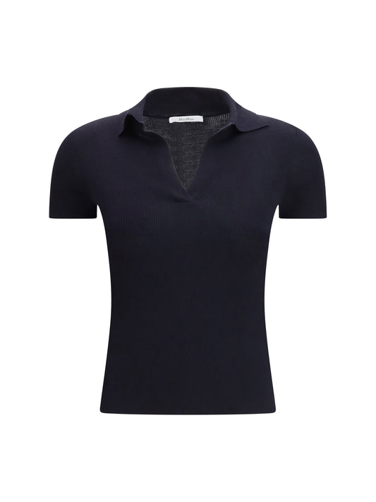 MAX MARA Albero Wool Polo Shirt