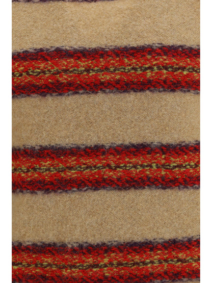 Dries Van Noten Striped sleeveless Sweater Vest - Ecru