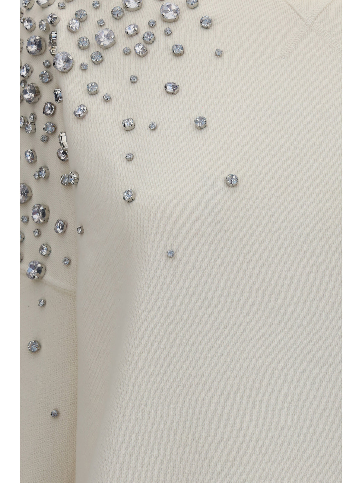 Golden Goose Embellished Sweatshirt - Heritage White