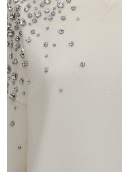 Golden Goose Embellished Sweatshirt - Heritage White