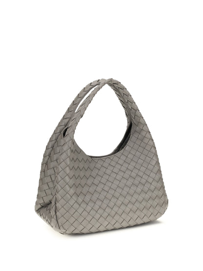 Bottega Veneta Campana Shoulder Bag - Basalt-Muse Brass