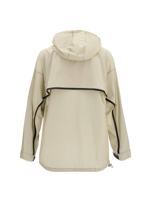 Loewe Hooded technical fabric Jacket Loewe x Paula’s Ibiza - Beige/Black
