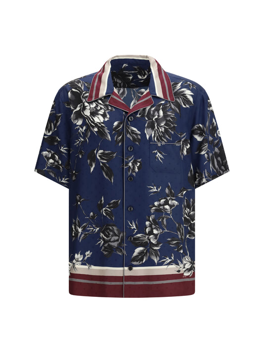 DOLCE & GABBANA Silk Short-Sleeve Shirt