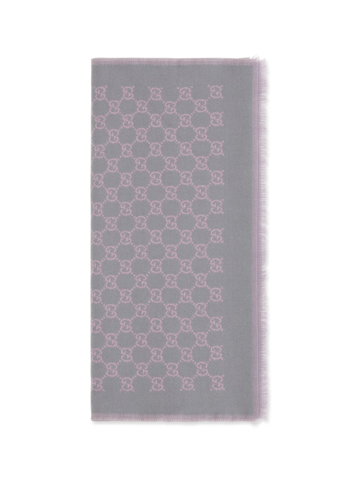 Gucci Miss Stenny GG Monogram wool Scarf - Flannel/Pink