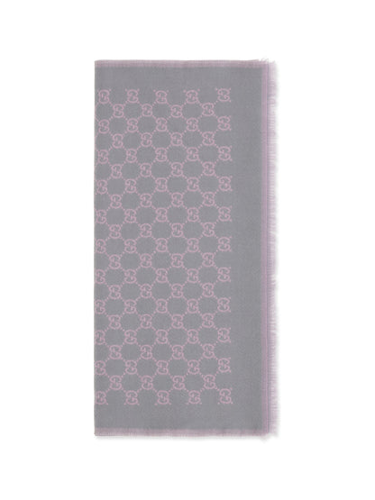 Gucci Miss Stenny GG Monogram wool Scarf - Flannel/Pink