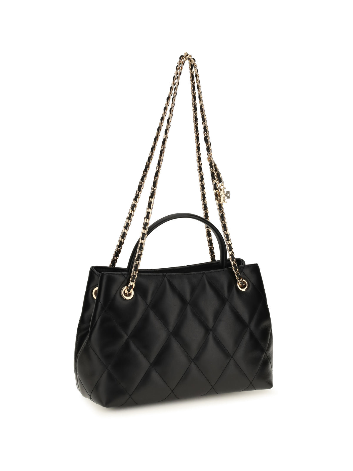 Tory Burch Small Fleming leather Tote Bag - Black